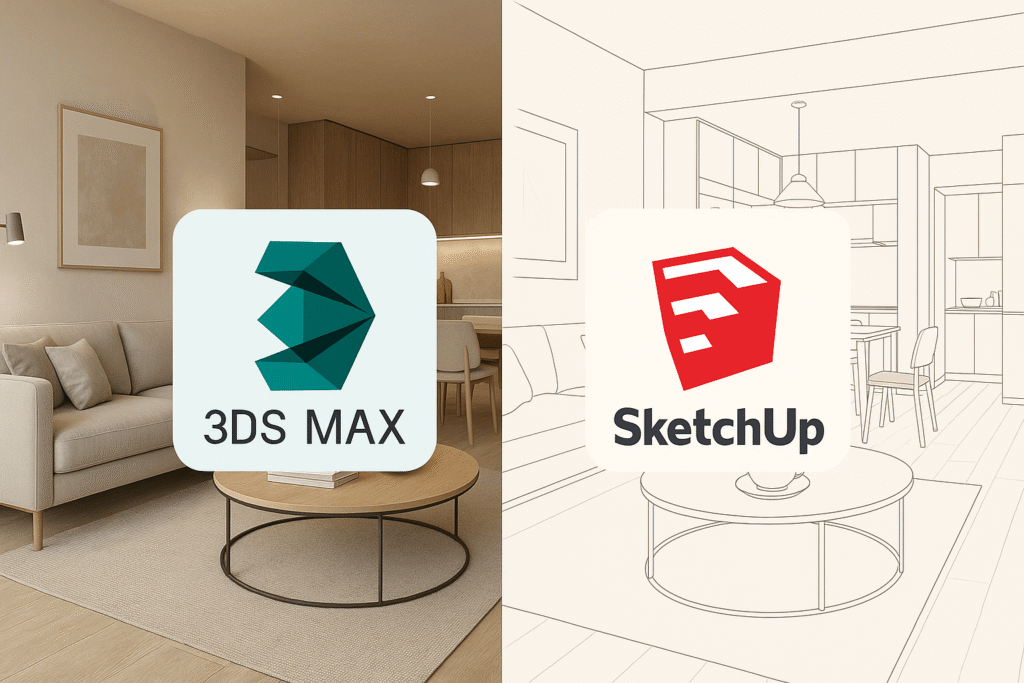 3Ds max skecthup